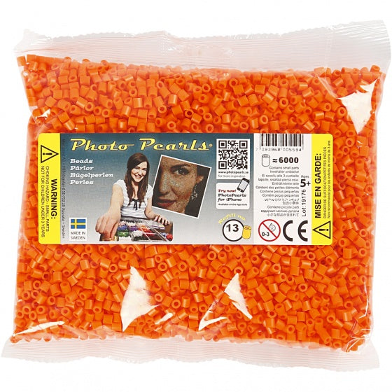kralen 5 mm 6000 stuks donker oranje