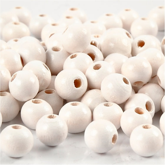 kralen 8x2 mm 15 gram 80 stuks wit