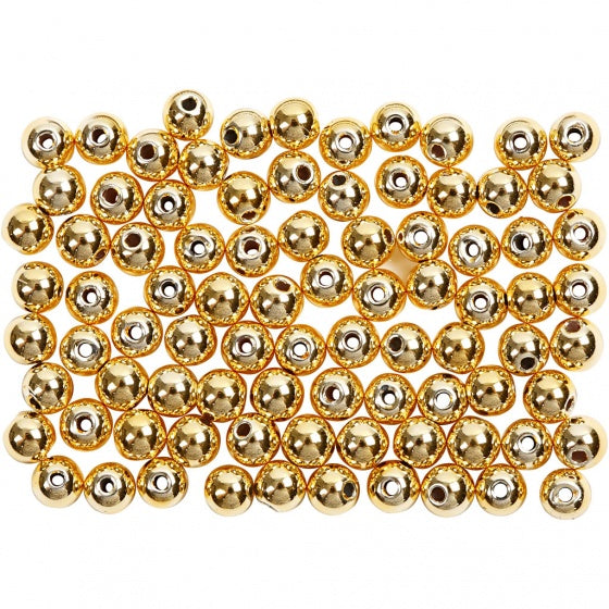 kralen Creative Deco 150 stuks goud 4 mm