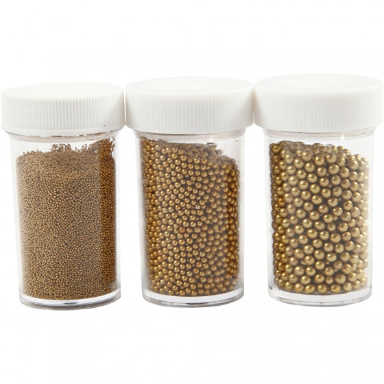 kralen goud 3 stuks 45 gram