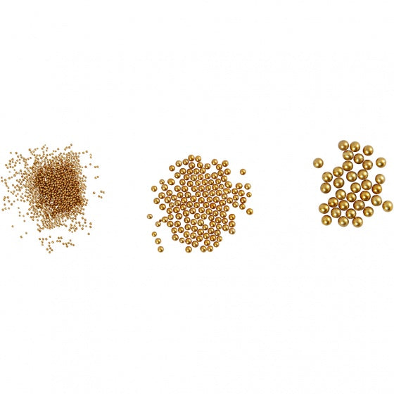 kralen goud 3 stuks 45 gram