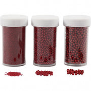 kralen rood 3 stuks á 45 gram