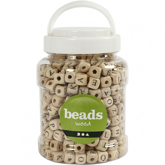 kralenset letters hout unisex 0