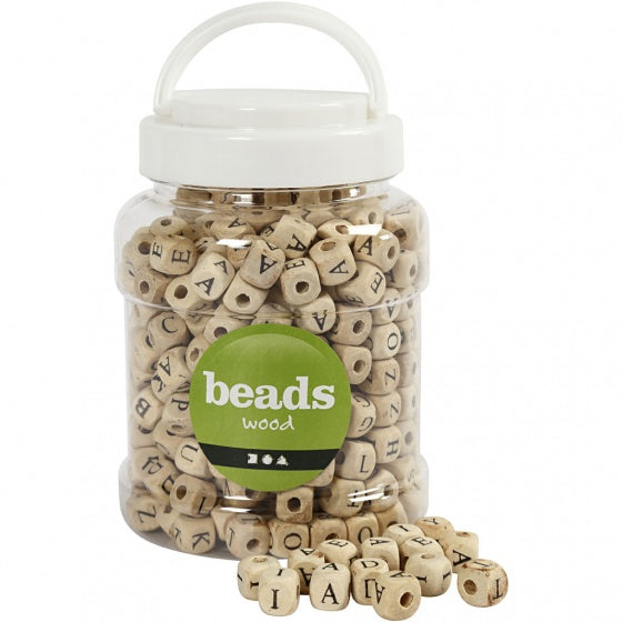 kralenset letters hout unisex 0