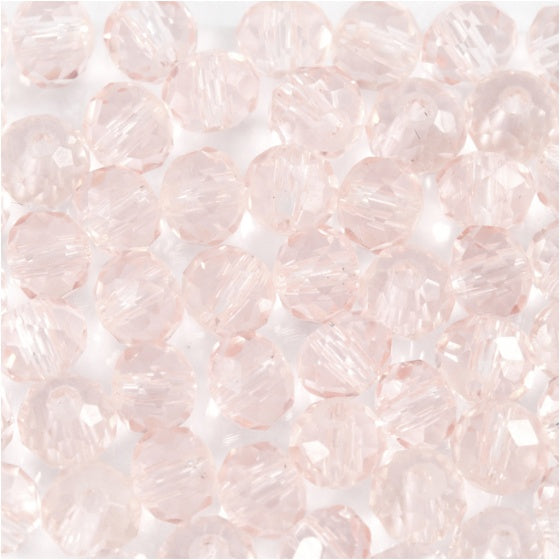 kralenset rond roze 4 mm 45 stuks