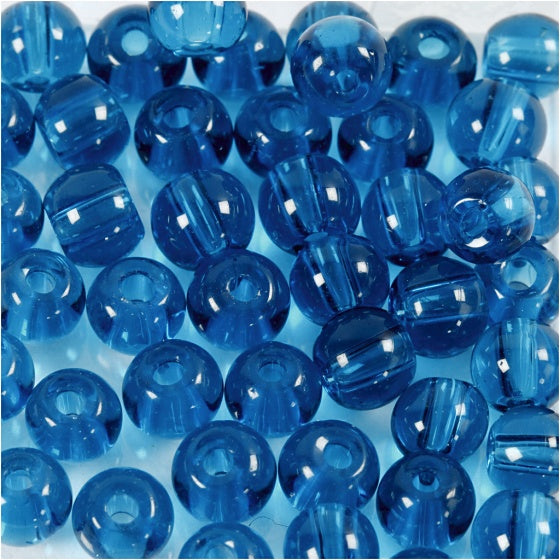 kralenset rond turquoise 4 mm 45 stuks