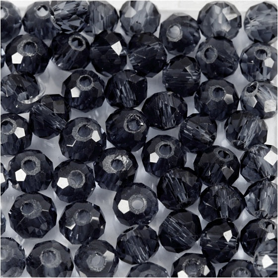 kralenset zwart 4 mm 45 stuks