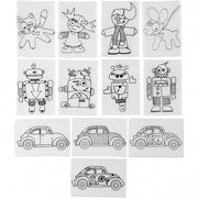 krimpfolie met auto's en robot's 14