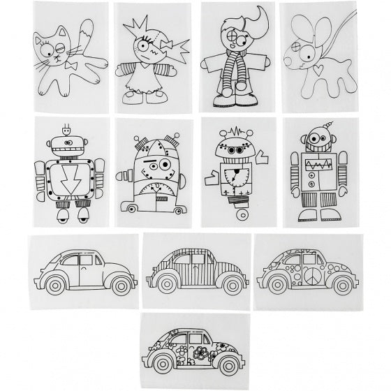 krimpfolie met auto's en robot's 14