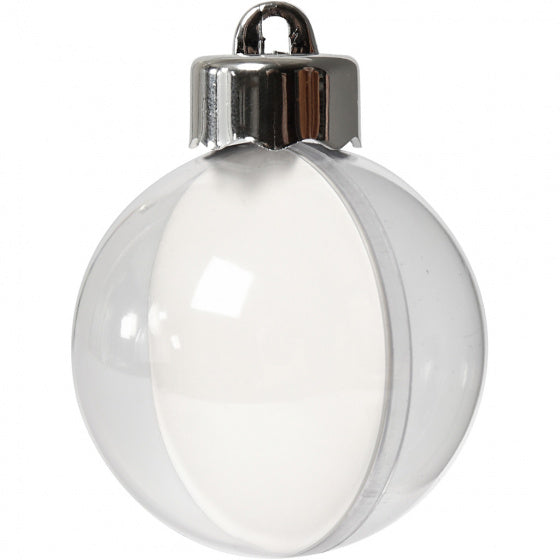 kunststof deco-bal 5cm 10 stuks