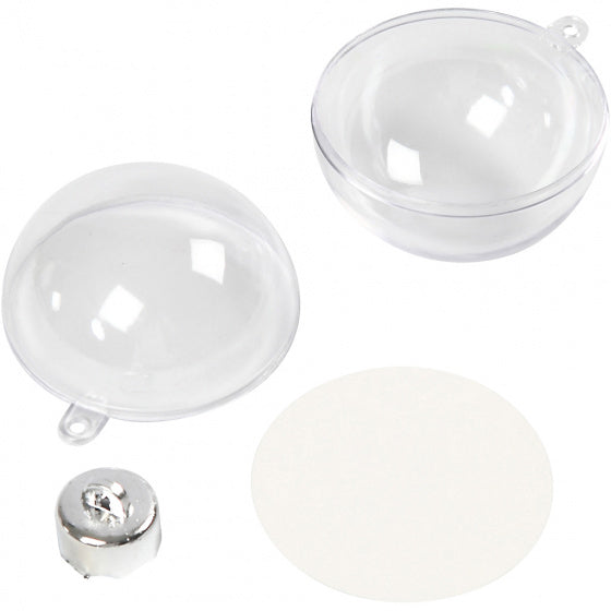 kunststof deco-bal 5cm 10 stuks