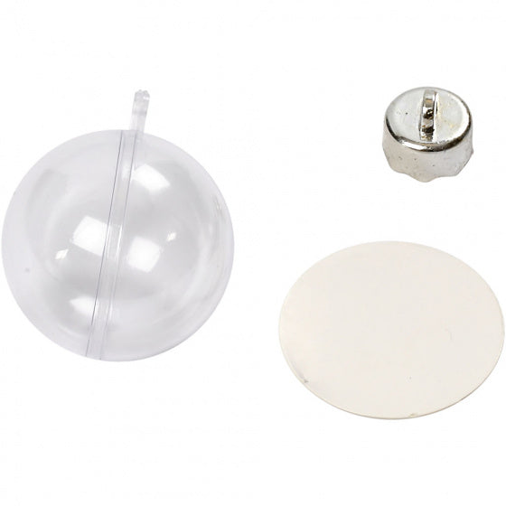 kunststof deco-bal 5cm 10 stuks