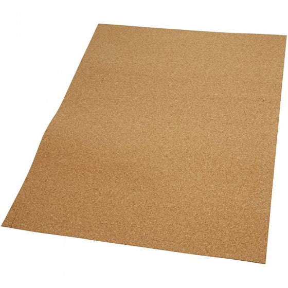 kurk 35 x 45 cm 4 stuks bruin