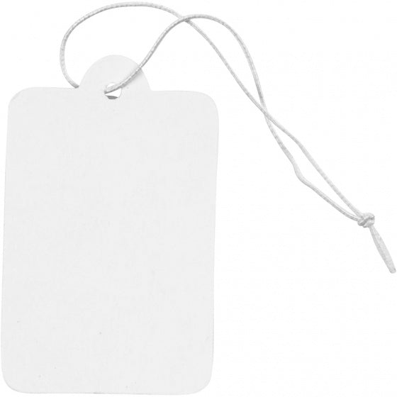 labels 100 stuks 25 x 40 mm wit karton