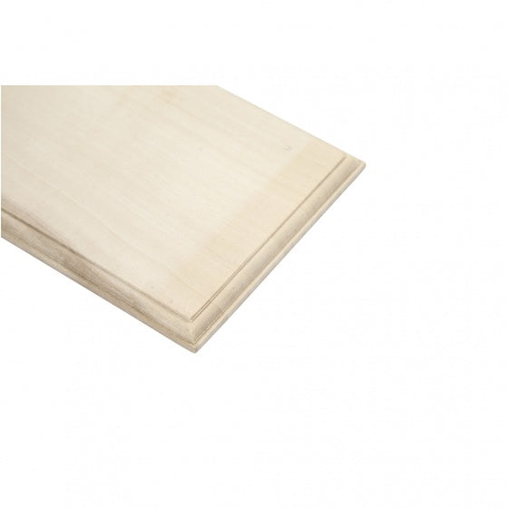 langwerpig schild hout 30 x 10 blank per stuk