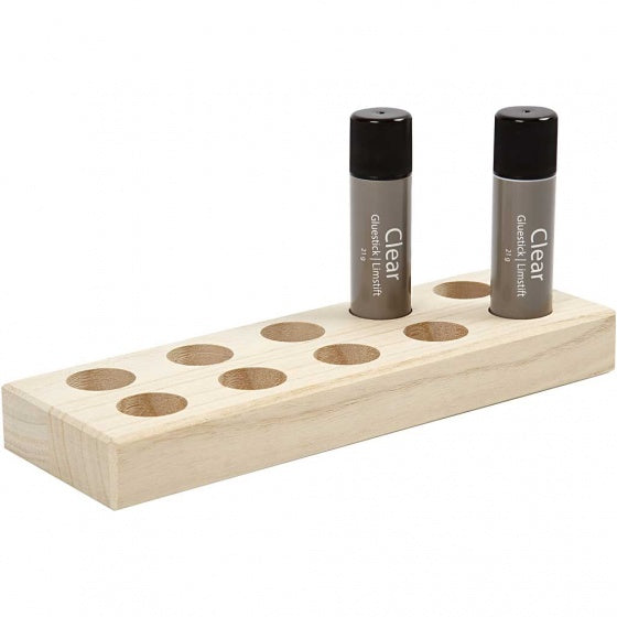 lijmstiftenhouder hout 24