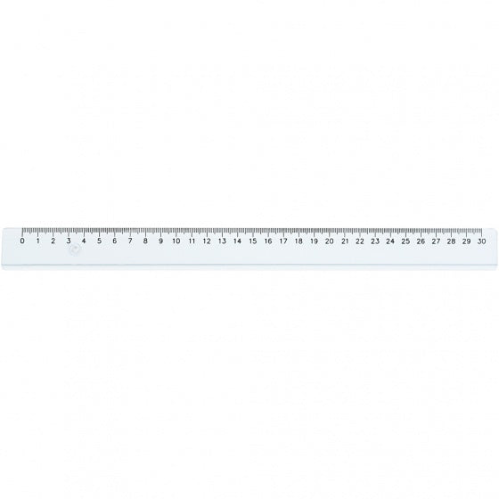 liniaal wit 30 cm