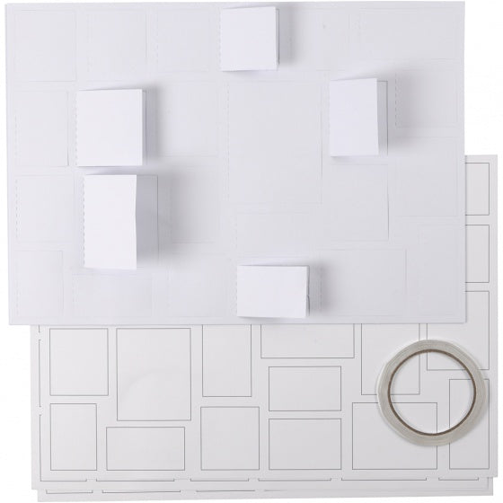 maak je eigen kerstkalender wit 30 x 42 cm 5 stuks