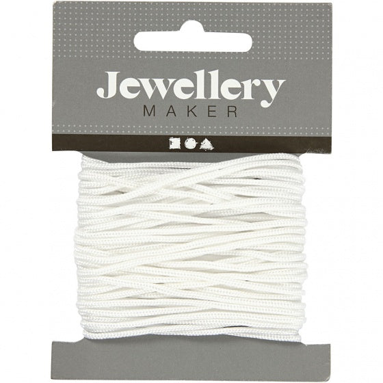 macramé koord wit 8 meter 2 mm