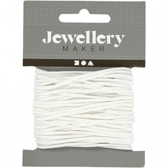 macramé koord wit 8 meter 2 mm