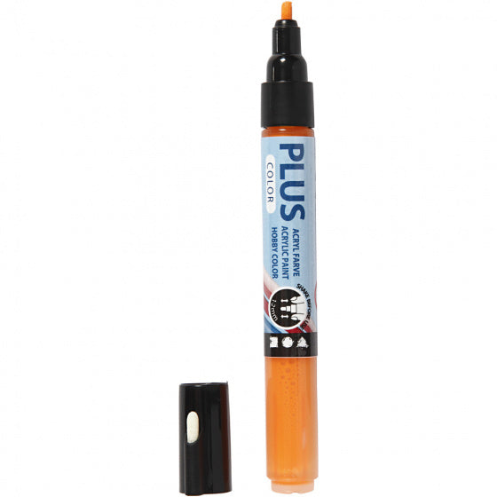 marker Plus Color 1-2 mm oranje