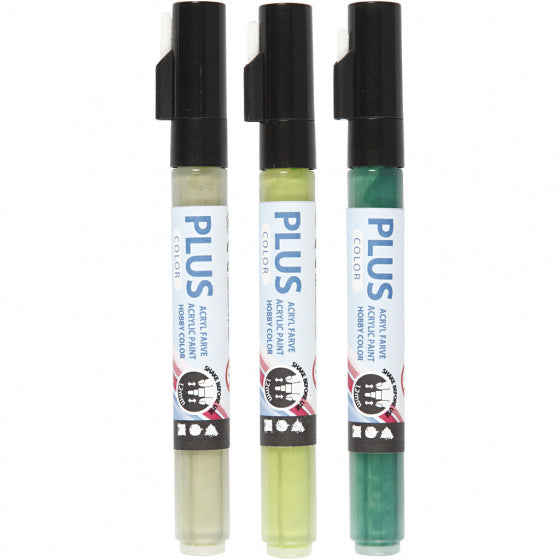 markerset Plus Color 1-2 mm groen