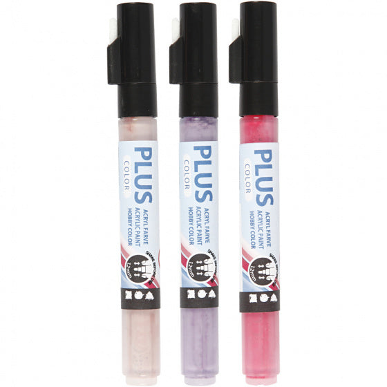 markerset Plus Color 1-2 mm roze