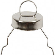 metalen hanger 13 mm zilver 25 stuks