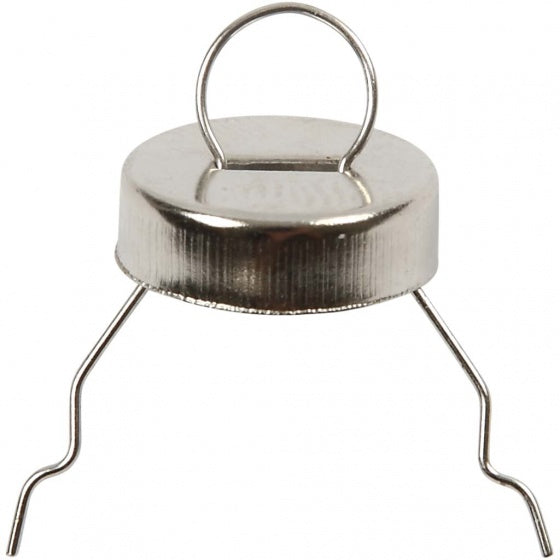 metalen hanger 13 mm zilver 25 stuks