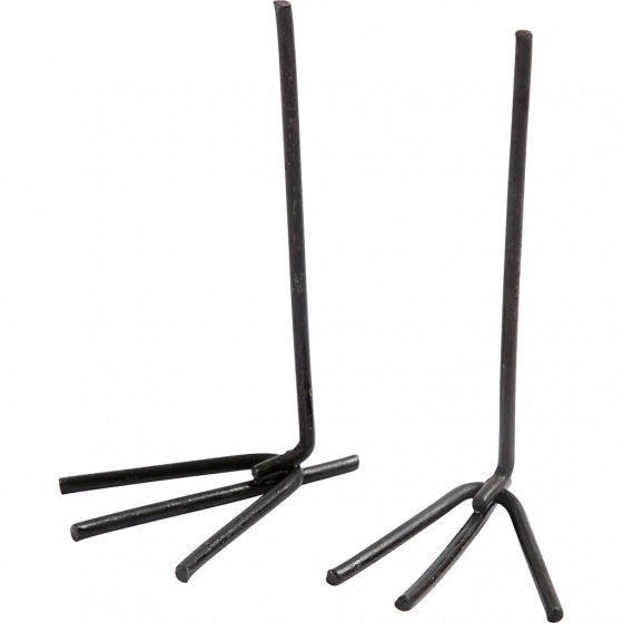metalen Voeten 5 x 2 cm zwart 20 stuks