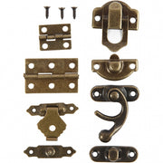 mini-beslag antiek goud 15 sets