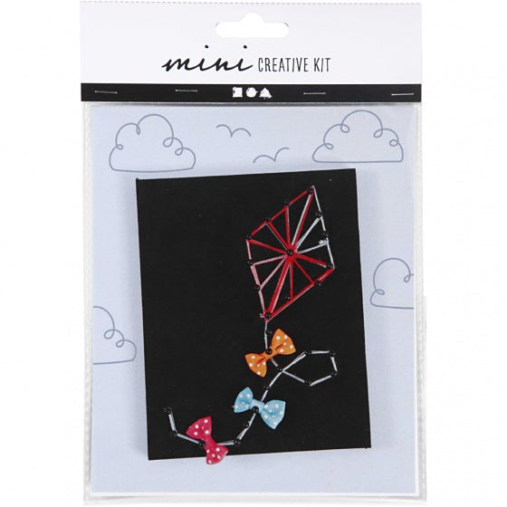 mini creatieve set: string art vlieger