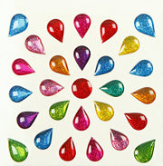 mini stickers druppels 24 stuks