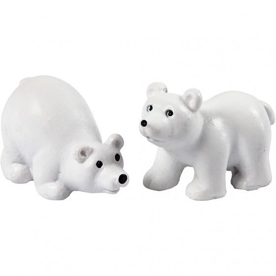 miniatuur ijsberen 2 stuks 4