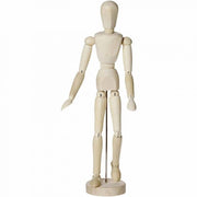model man hout 30 cm
