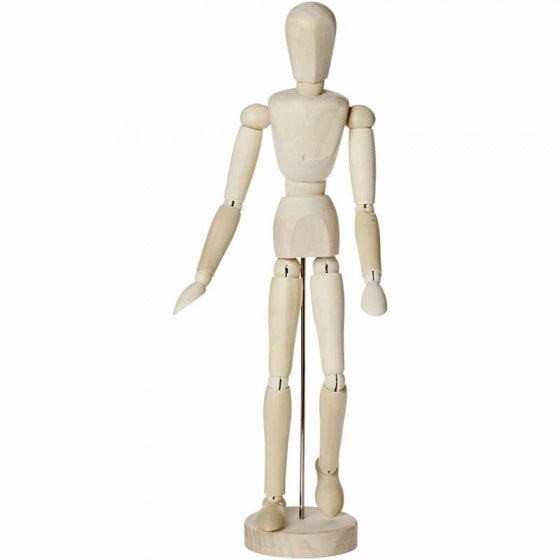 model man hout 30 cm