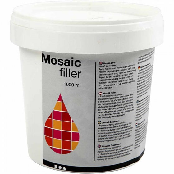 mozaïekvoeg wit 1000 ml