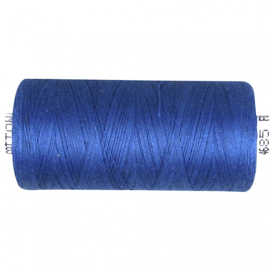 naaigaren katoen blauw 1000 meter