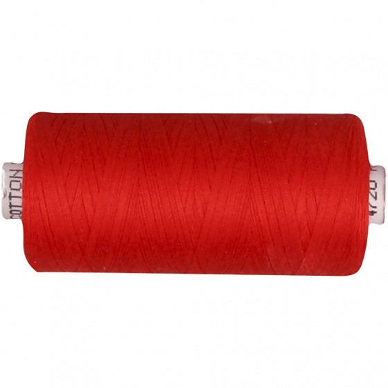 naaigaren katoen rood 1000 meter