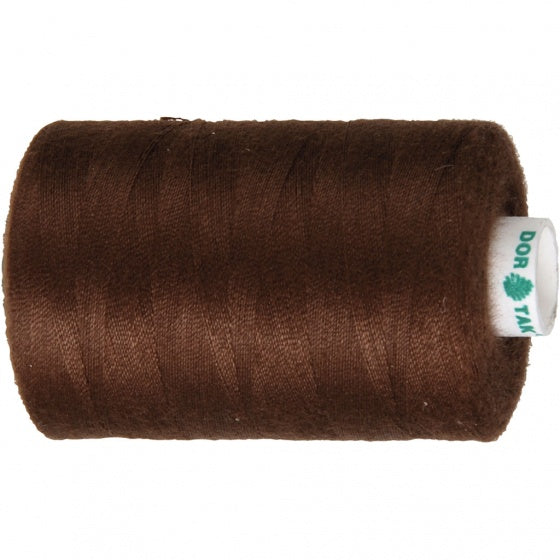 naaigaren polyester bruin 1000 meter
