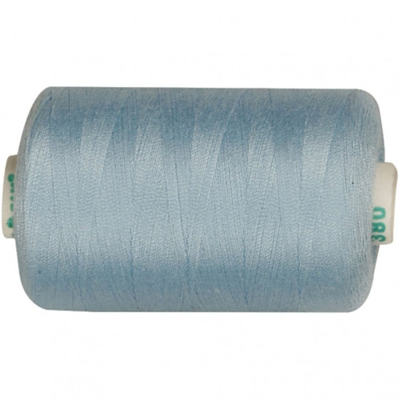 naaigaren polyester lichtblauw 1000 meter