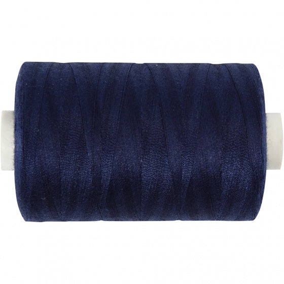naaigaren polyester marine blauw 1000 meter