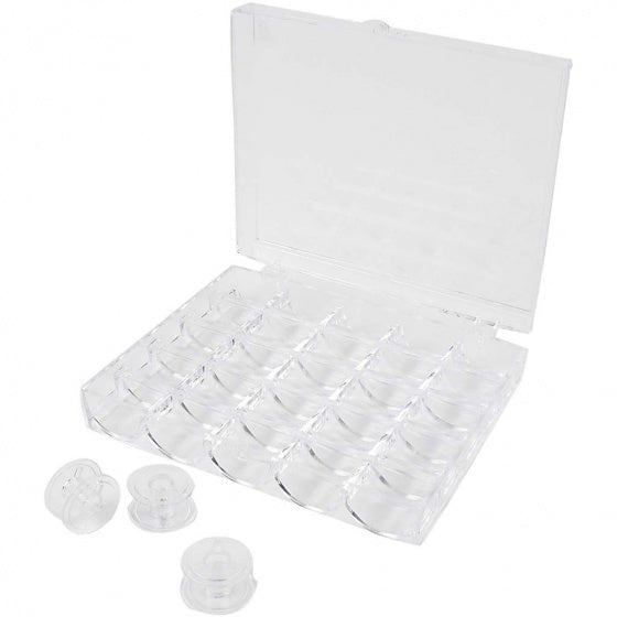 naaimachine spoelen transparant 19 cm 15 stuks