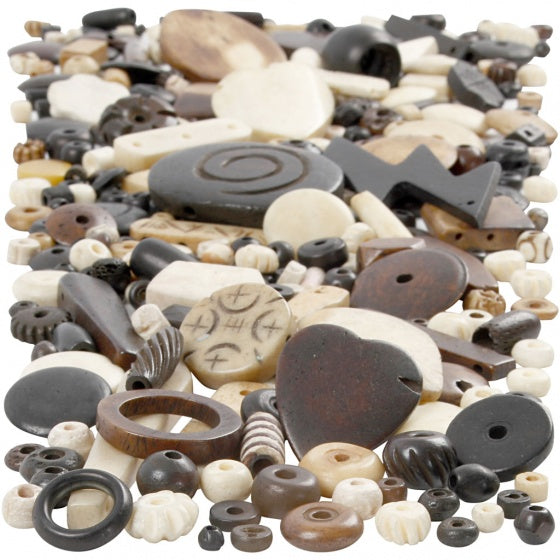 natuurlijke sieradenmix kunststof unisex 300 gram