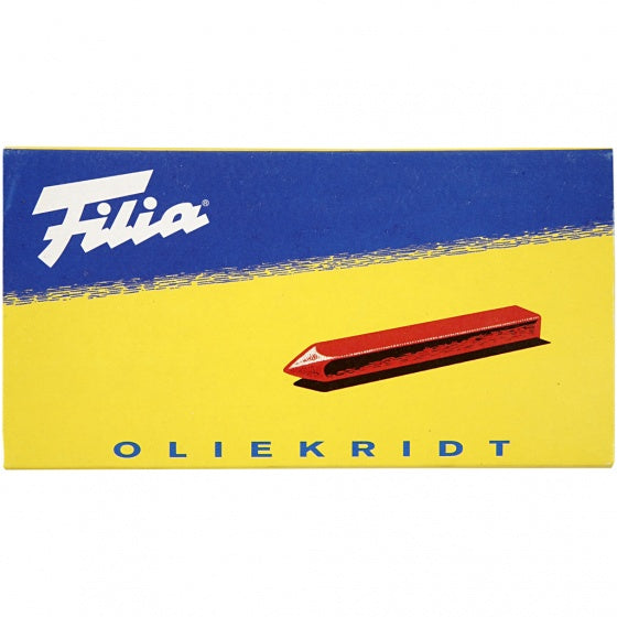 oliekrijt multicolor 7 cm 12 stuks