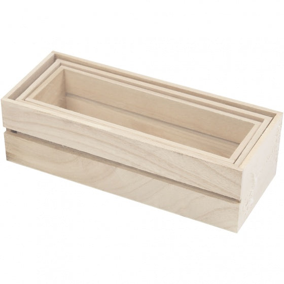 opbergbox fruitkratten 3 stuks
