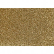 opstrijkfolie glitter A5 goud