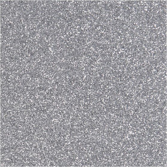 opstrijkfolie glitter A5 zilver