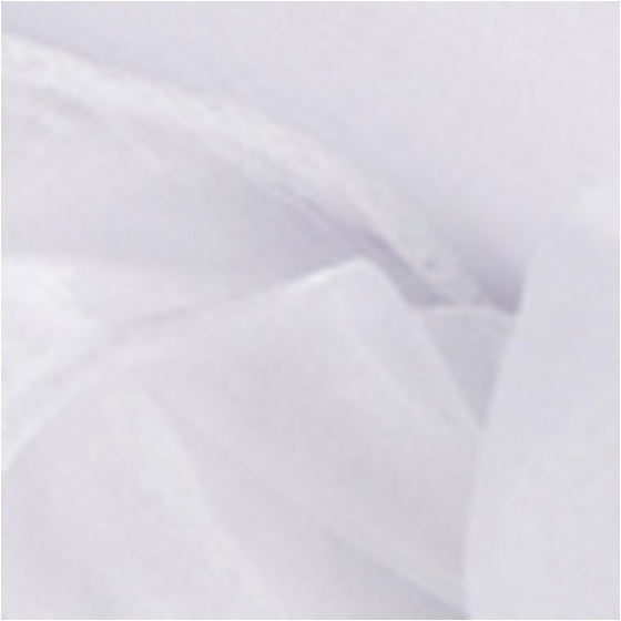 organza stof dikte 50 cm wit 10 m