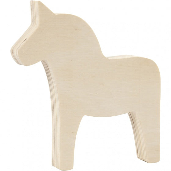 paard hout 13 cm